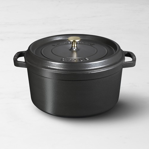 Staub enameled cast - cast, round