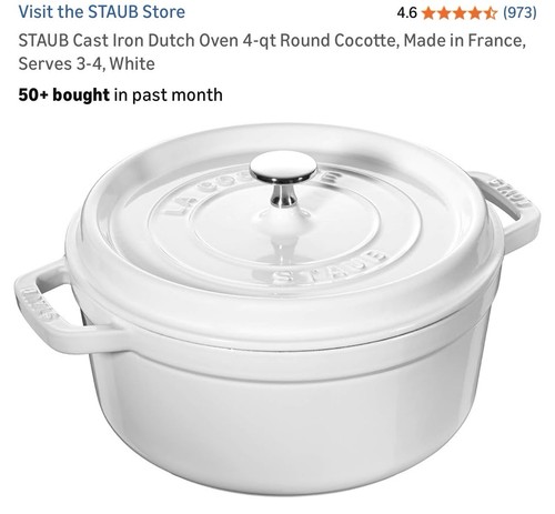 Staub cast iron - cast, oven